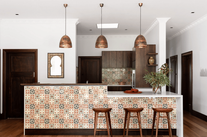 Before & After: A Modern Moroccan-Themed Kitchen